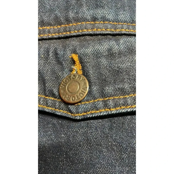 Men's Victory Outfitters Sherpa Lined Denim Jacket Size Medium (M) - Picture 6 of 7
